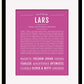Frame Options | Dark Pink | Black Frame, Matted