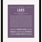 Frame Options | Deep Purple | Black Frame, Matted