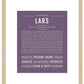 Frame Options | Deep Purple | Maple Frame, Matted