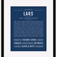 Frame Options | Midnight Blue | Black Frame, Matted