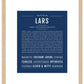 Frame Options | Midnight Blue | Maple Frame, Matted
