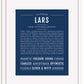 Frame Options | Midnight Blue | White Frame, Matted