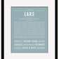 Frame Options | Powder Blue | Black Frame, Matted
