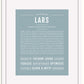 Frame Options | Powder Blue | White Frame, Matted