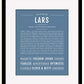 Frame Options | Steele Blue | Black Frame, Matted