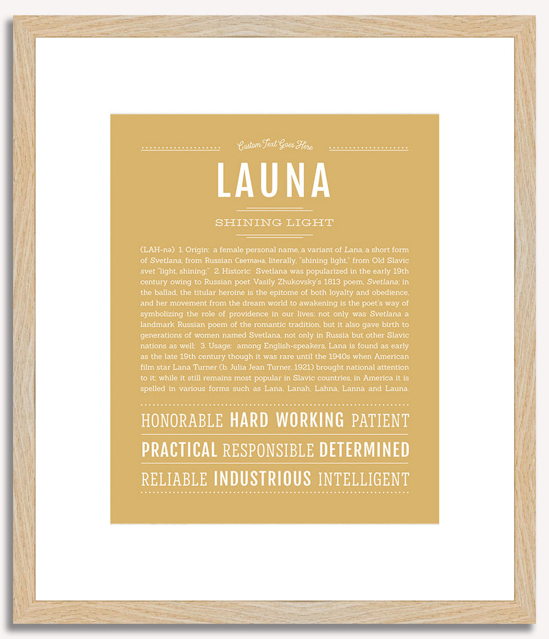 Launa | Name Art Print