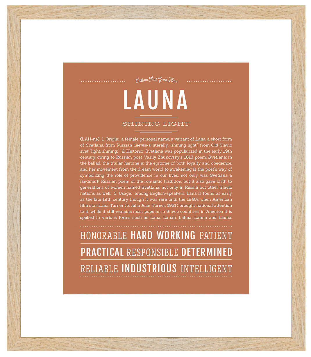 Launa | Name Art Print