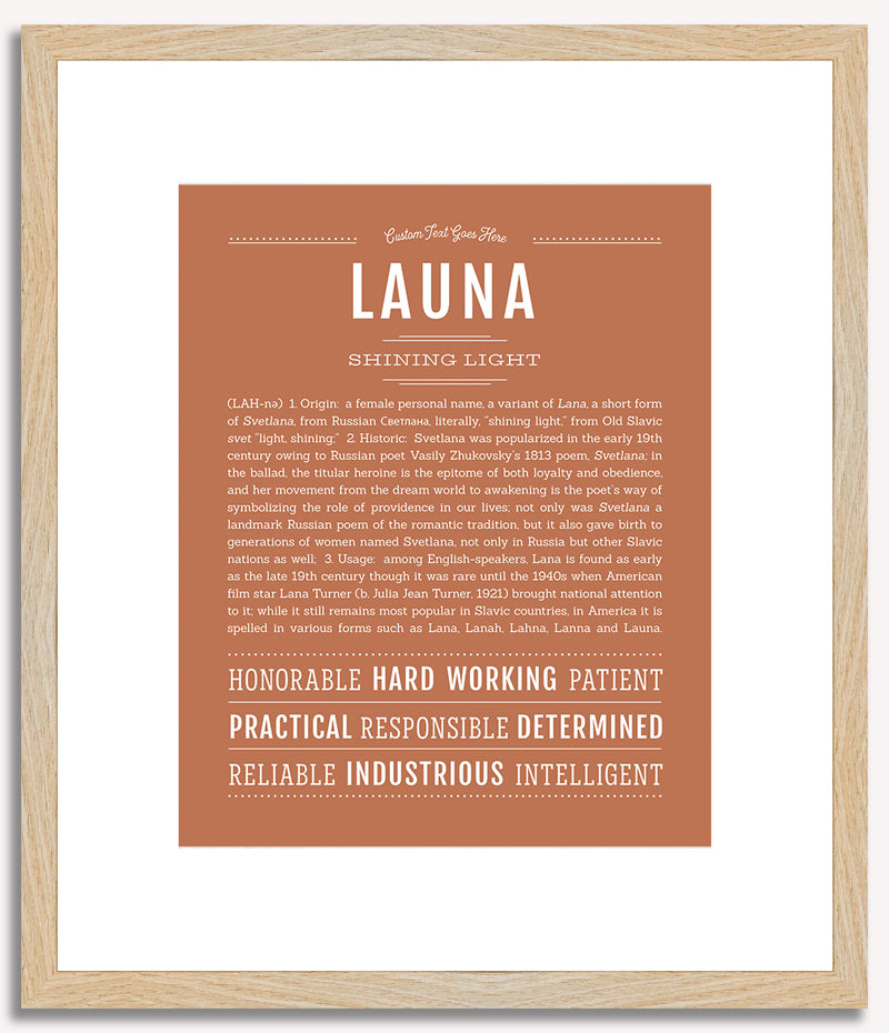 Launa | Name Art Print