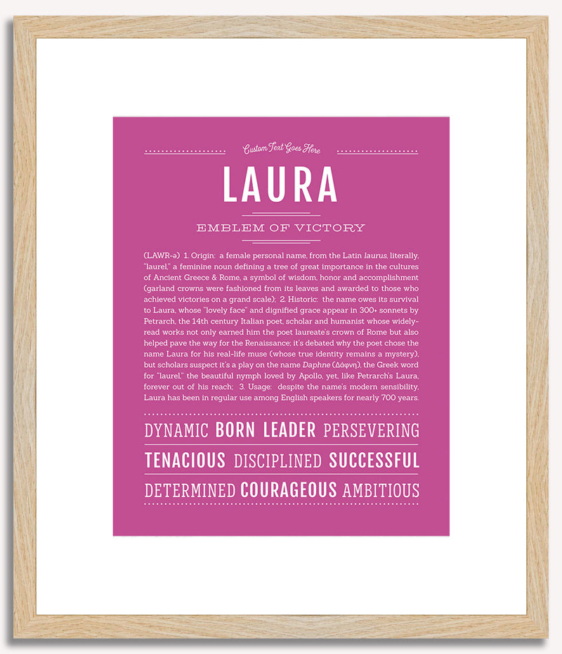 Laura | Name Art Print