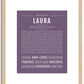 Laura | Name Art Print