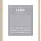 Laura | Name Art Print