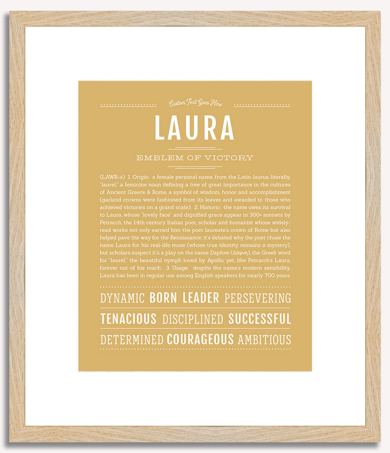 Laura | Name Art Print