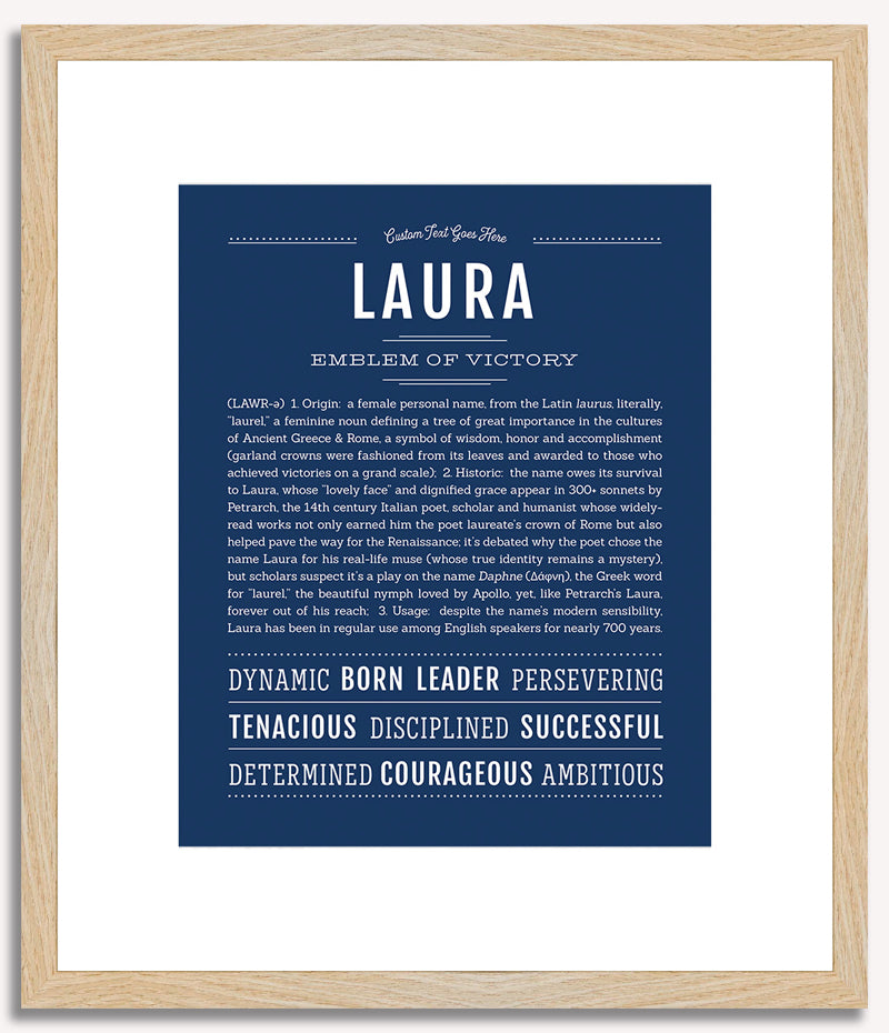 Laura | Name Art Print