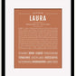 Frame Options | Terra Cotta | Black Frame, Matted