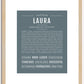 Laura | Name Art Print