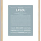 Laura | Name Art Print