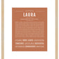 Laura | Name Art Print