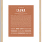 Laura | Name Art Print