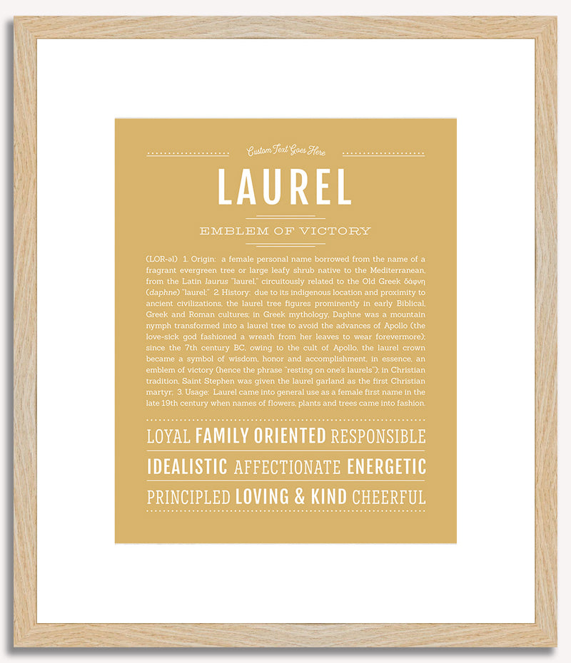 Laurel | Name Art Print