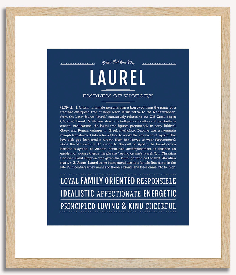 Laurel | Name Art Print