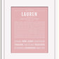 Frame Options | Dusty Rose | White Frame, Matted