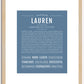 Lauren | Name Art Print