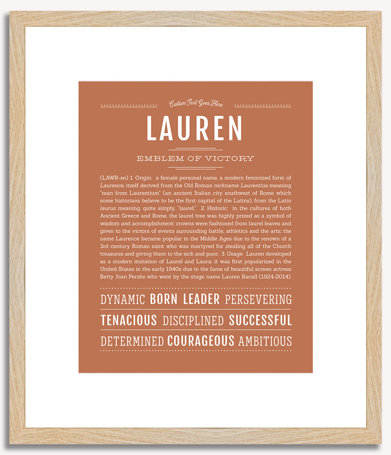 Lauren | Name Art Print