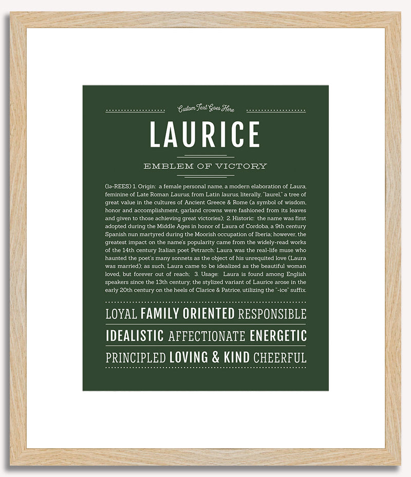 Laurice | Name Art Print