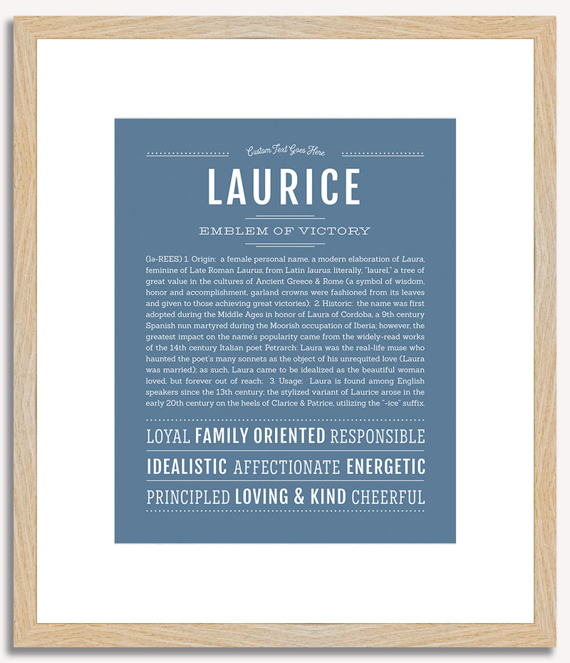 Laurice | Name Art Print