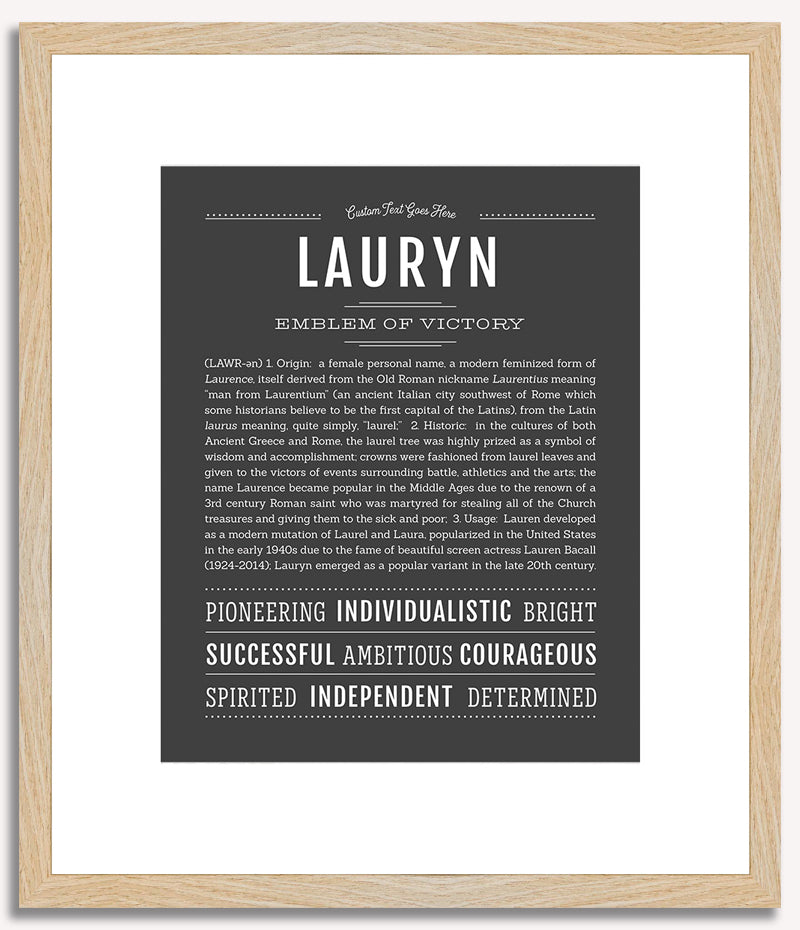 Lauryn | Name Art Print