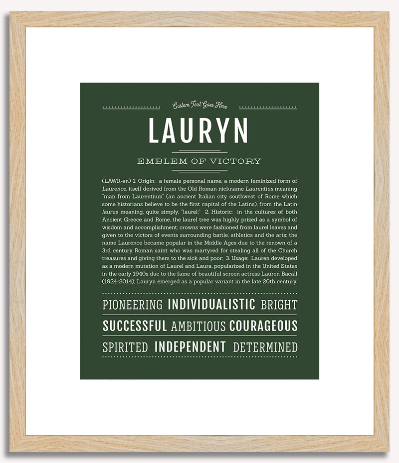 Lauryn | Name Art Print