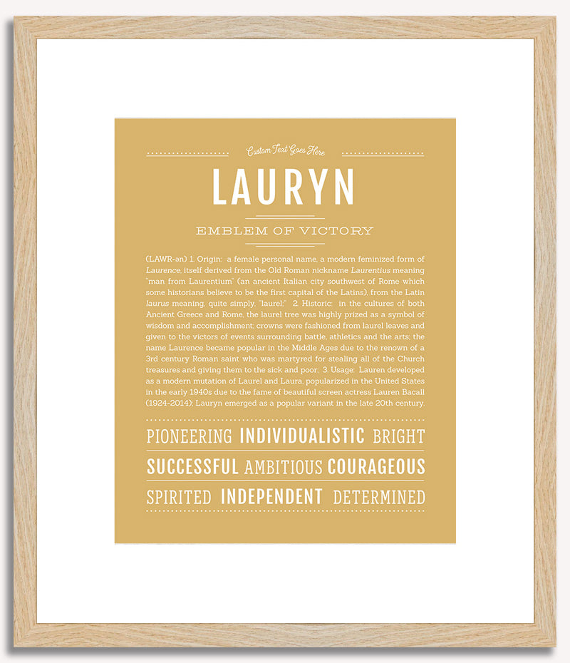 Lauryn | Name Art Print