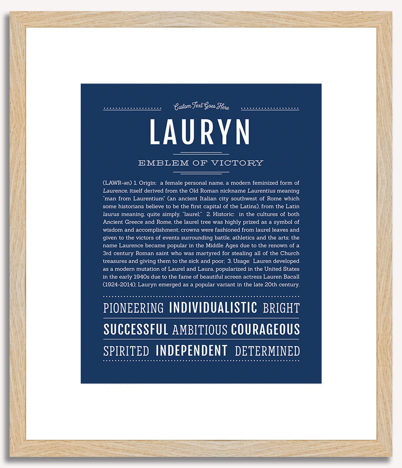 Lauryn | Name Art Print