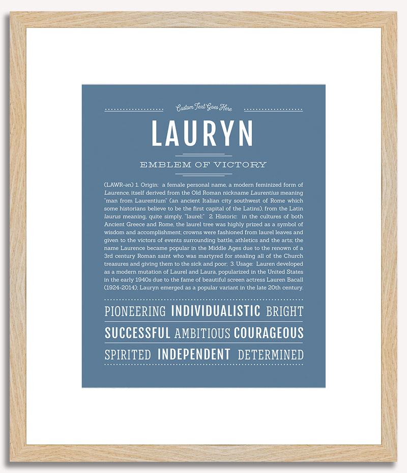 Lauryn | Name Art Print