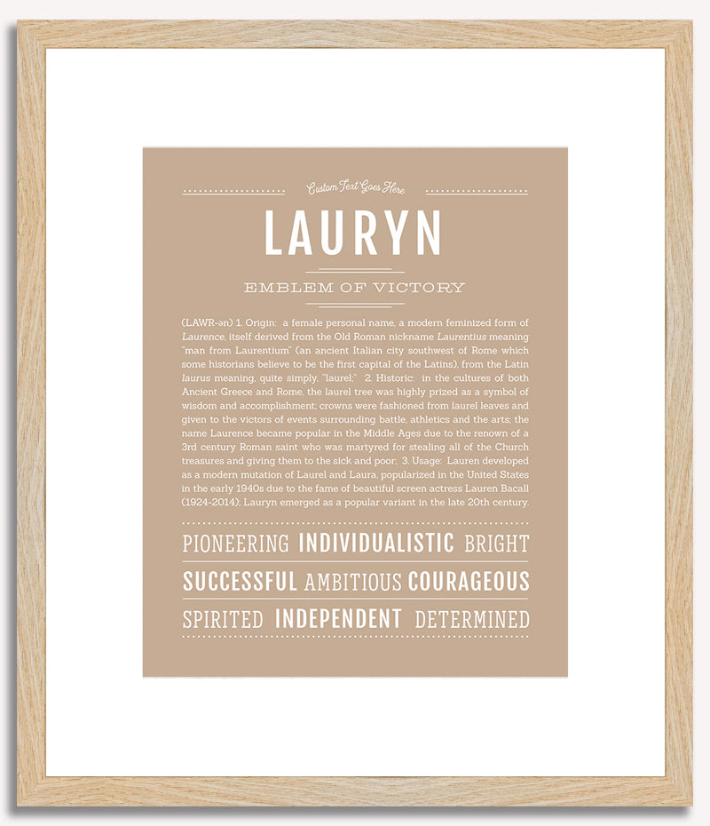 Lauryn | Name Art Print