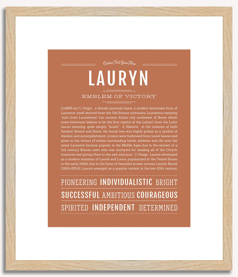 Lauryn | Name Art Print