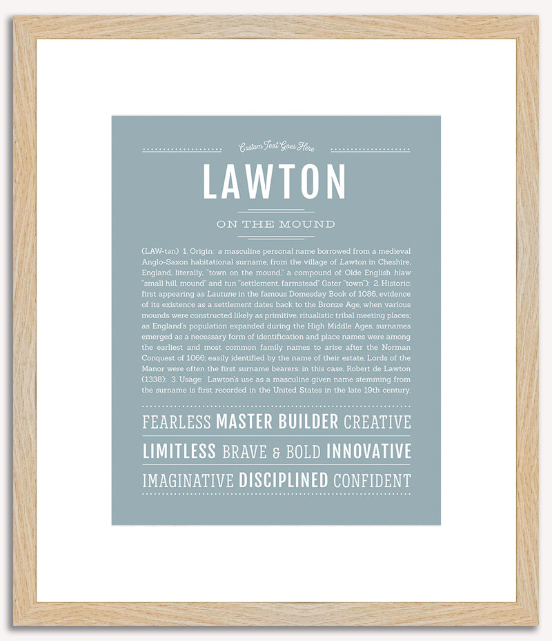 Lawton | Name Art Print