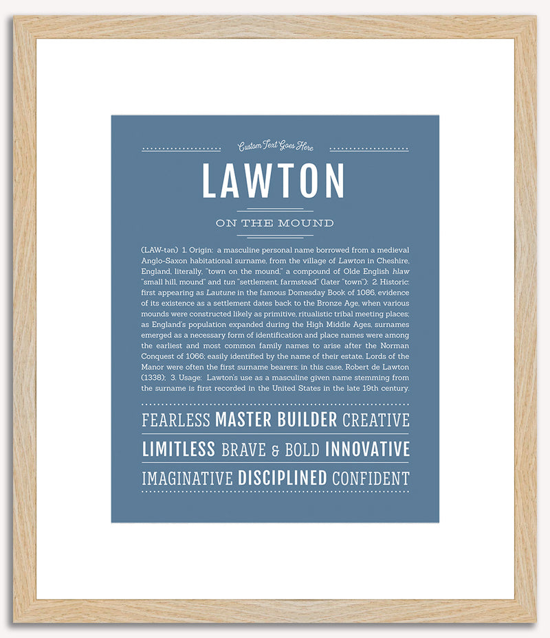 Lawton | Name Art Print