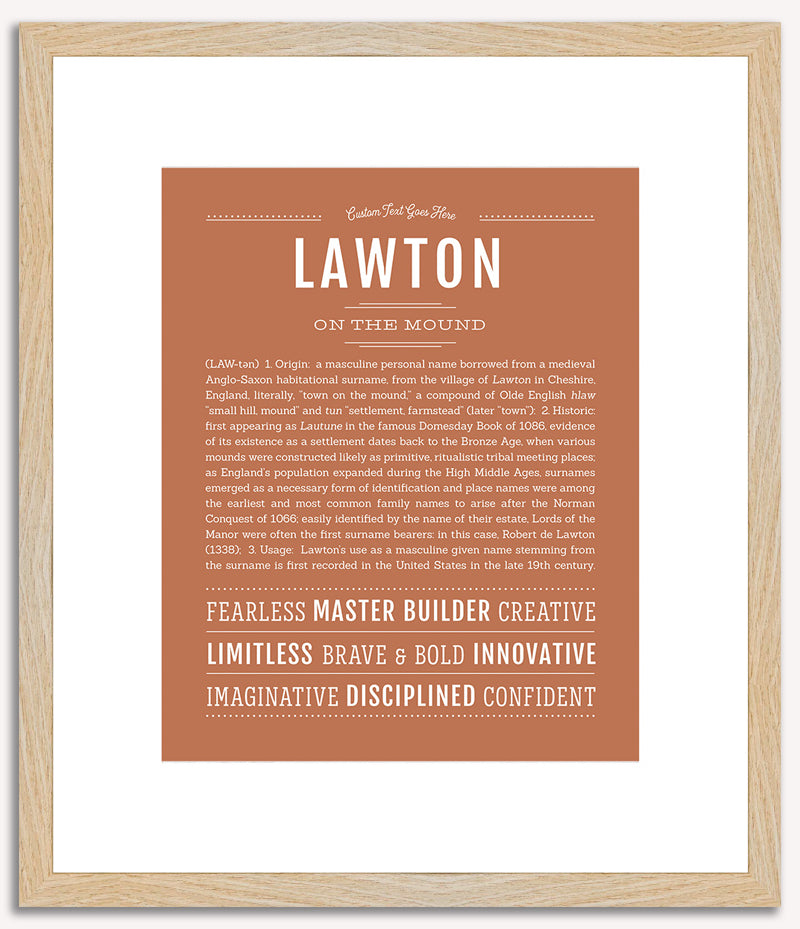 Lawton | Name Art Print