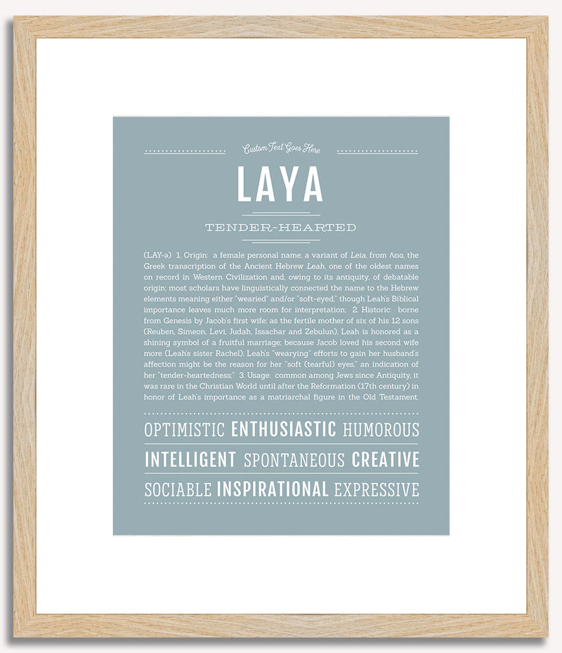 Laya | Name Art Print