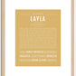 Layla | Name Art Print