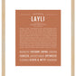 Layli | Name Art Print