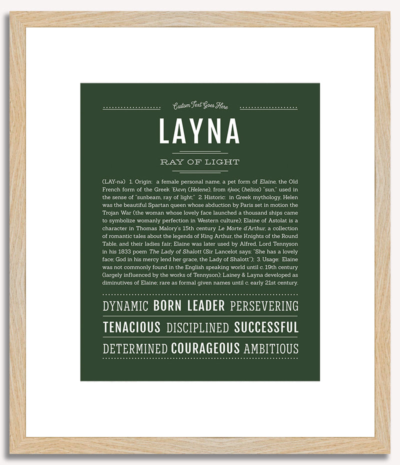 Layna | Name Art Print