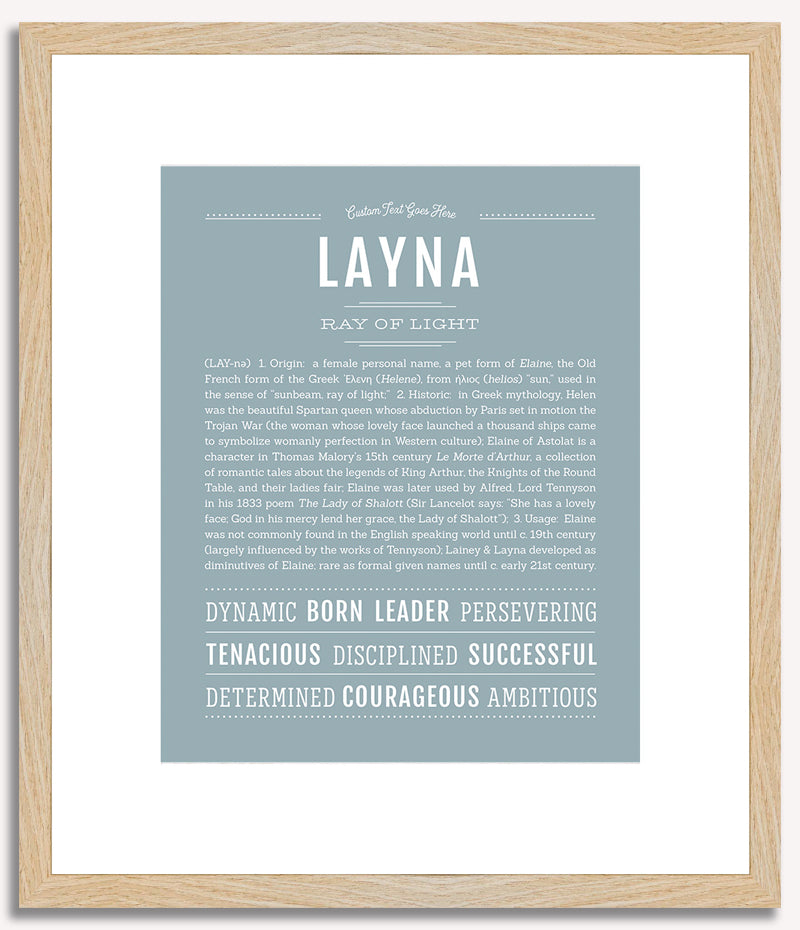 Layna | Name Art Print