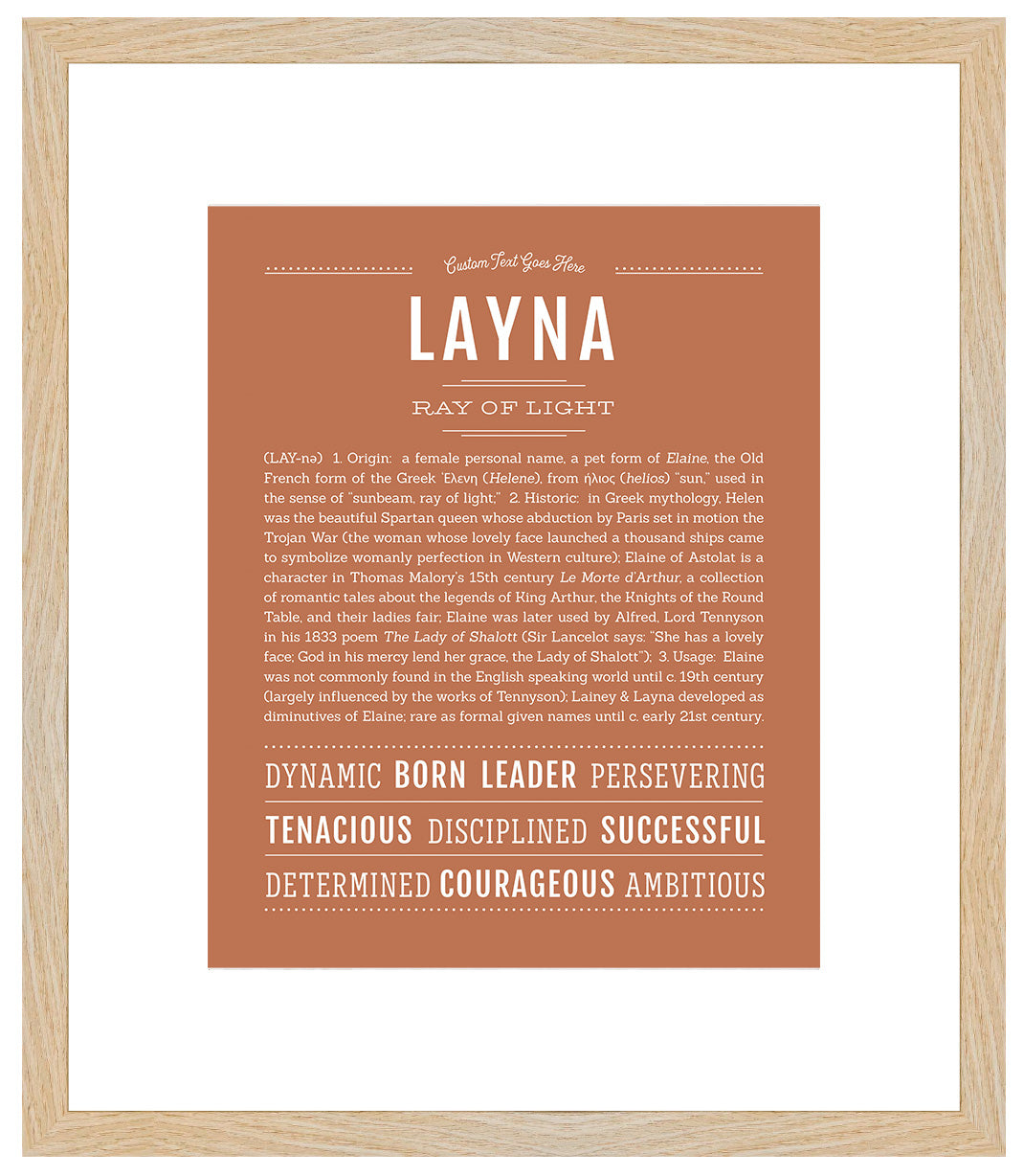 Layna | Name Art Print