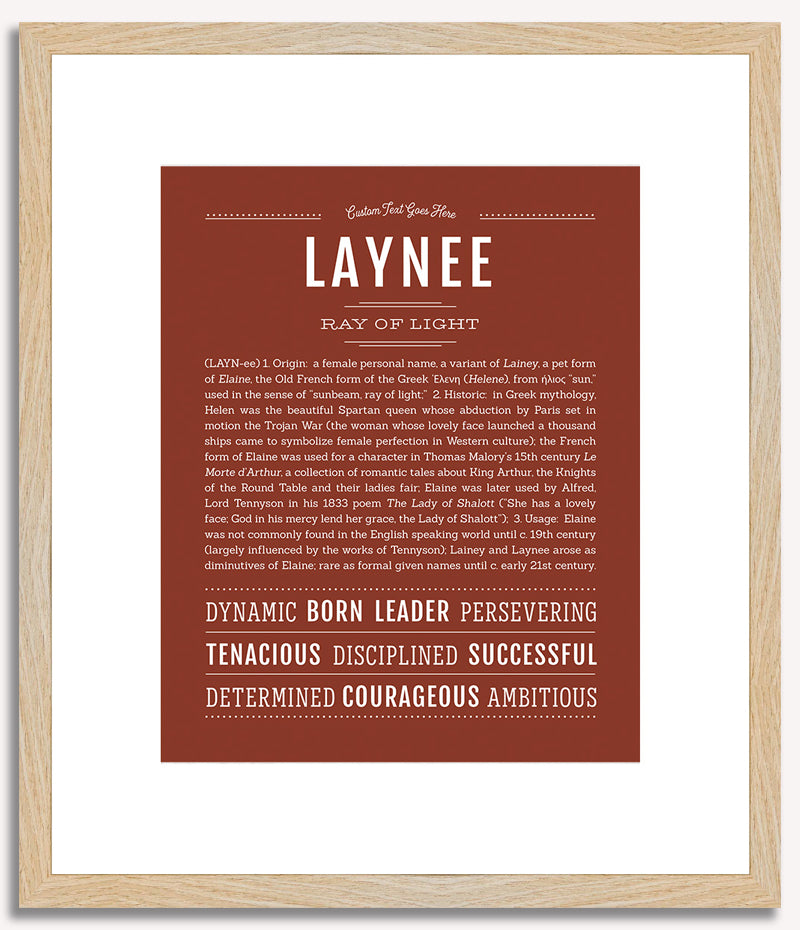 Laynee | Name Art Print