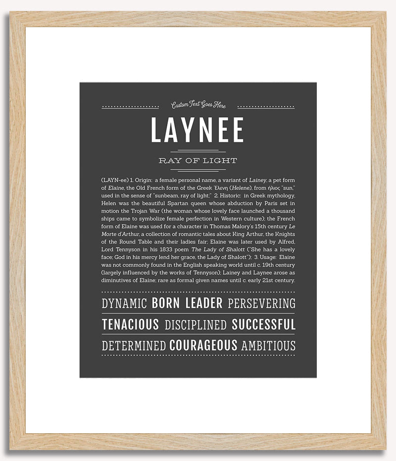 Laynee | Name Art Print