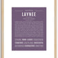 Laynee | Name Art Print