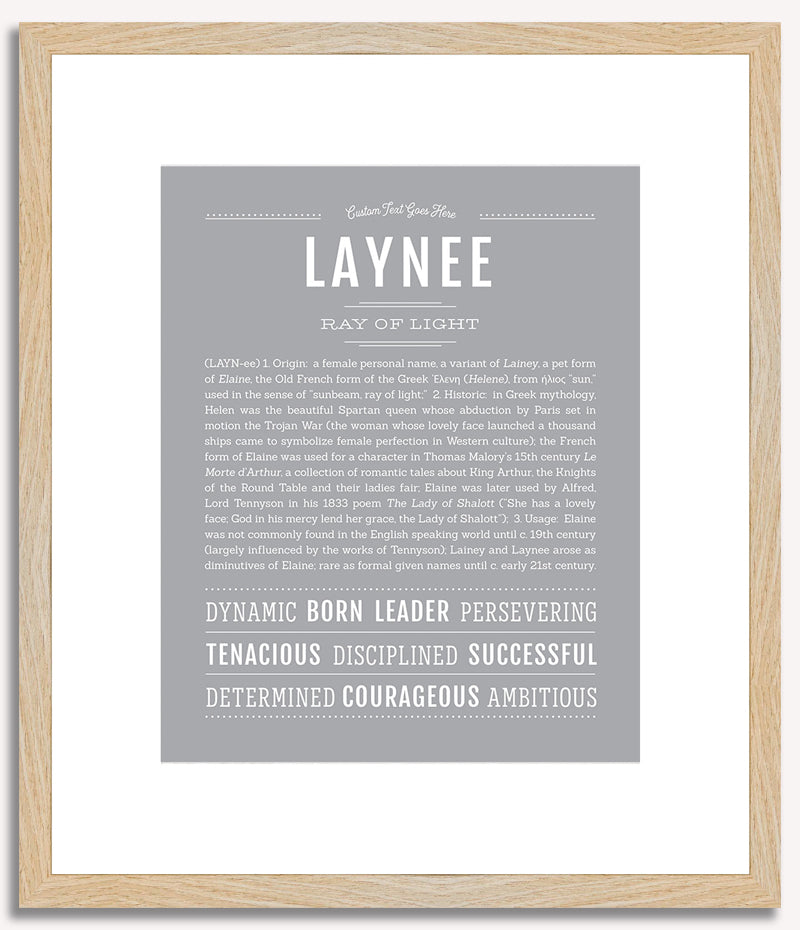 Laynee | Name Art Print