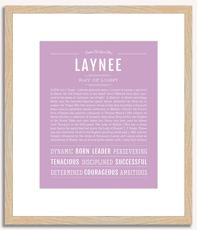 Laynee | Name Art Print